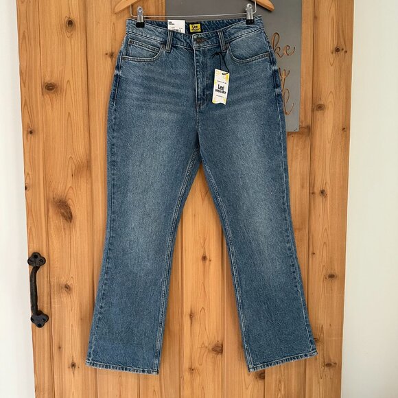 Lee x Daydreamer Size 29/28 High Rise Western Crop Bootcut Jeans - Picture 8 of 13